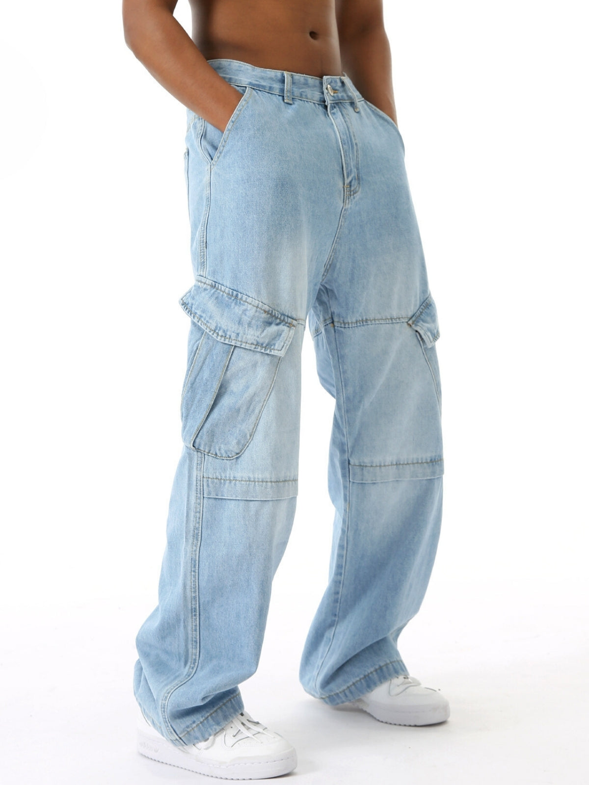 POCKETLESS - Baggy Cargo Jeans | TEENWEAR.EU