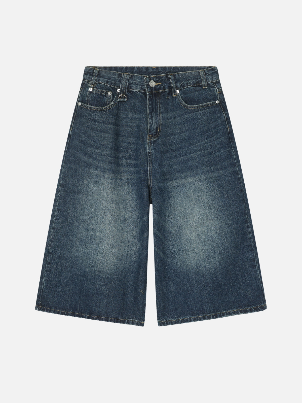 NOISER - Loose Denim Jorts Blue | TEENWEAR.EU