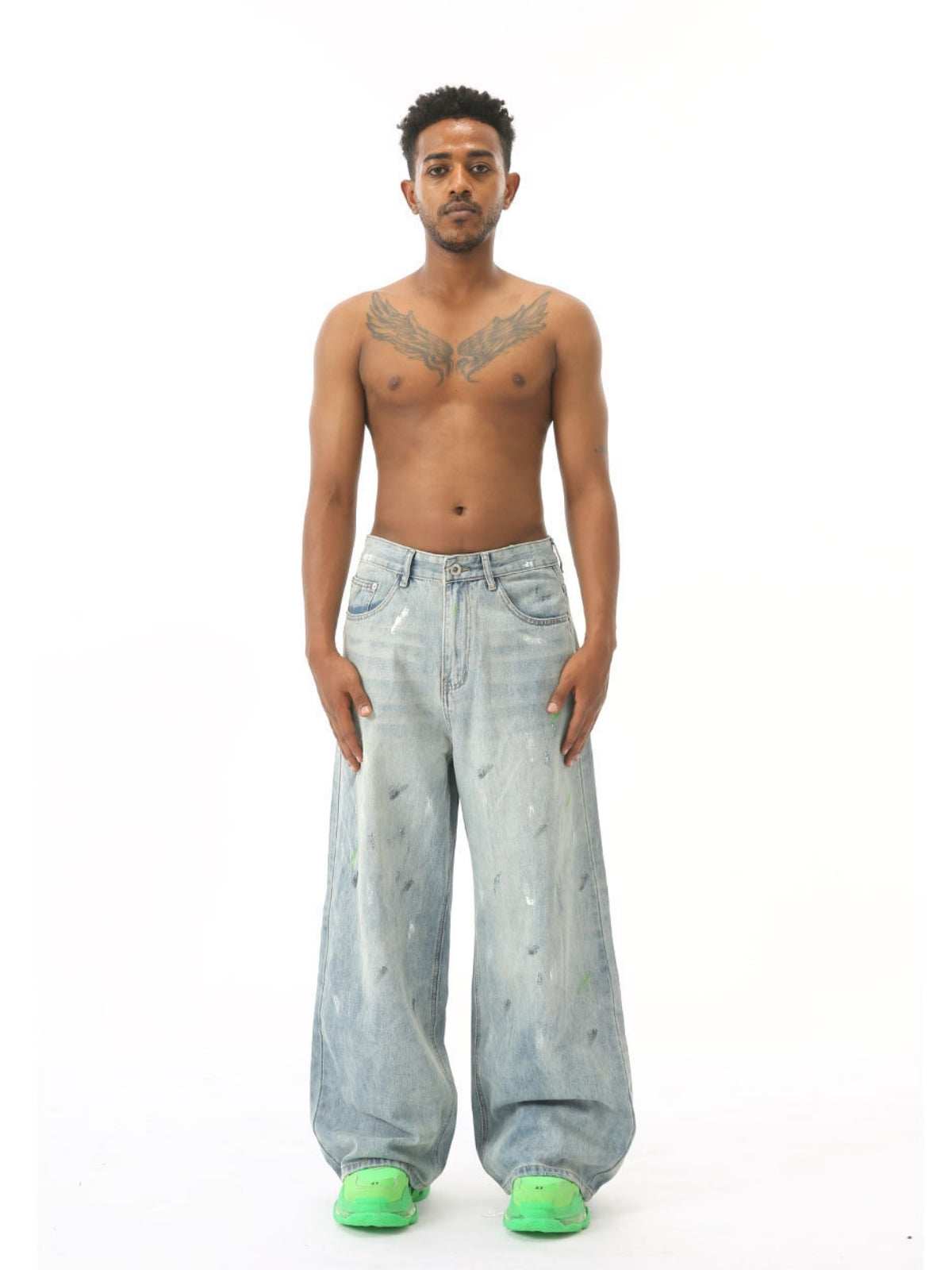 FAJNE - Baggy Basic Jeans | Teenwear.eu