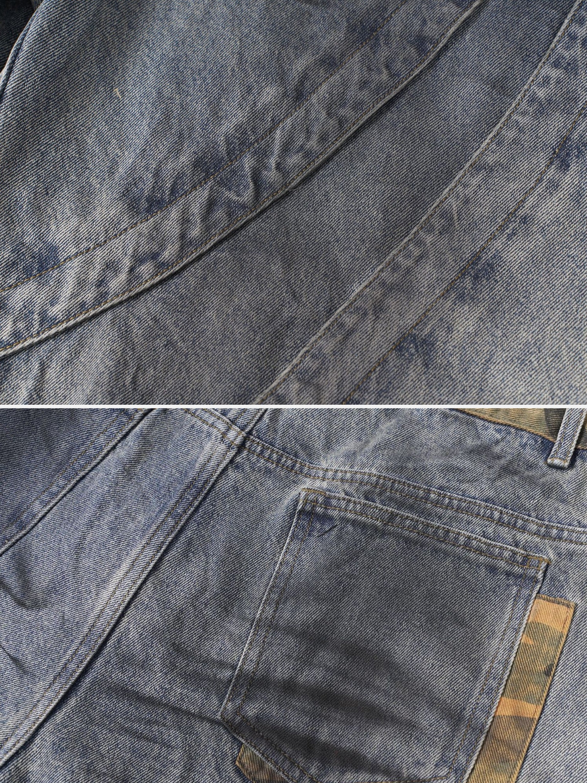 GEPARDY - Baggy Denim Embroidered Jorts | Teenwear.eu