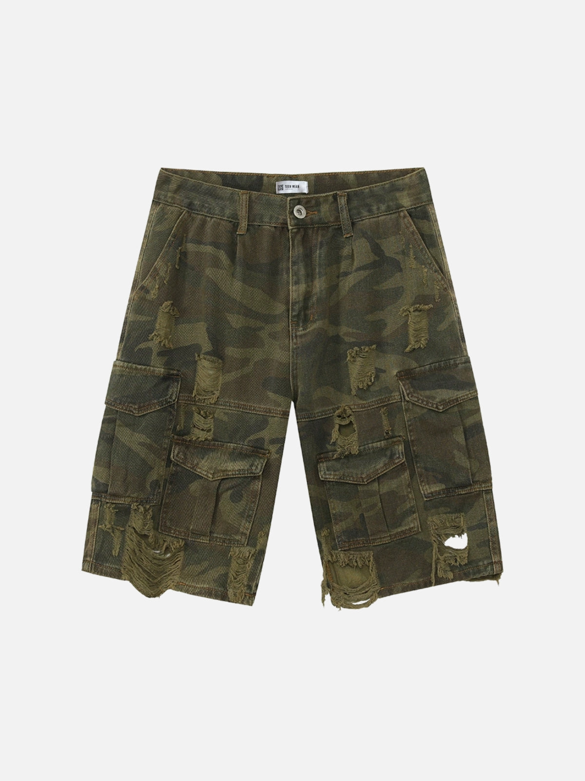 CAMESTRO - Baggy Camo Cargo Basic Shorts