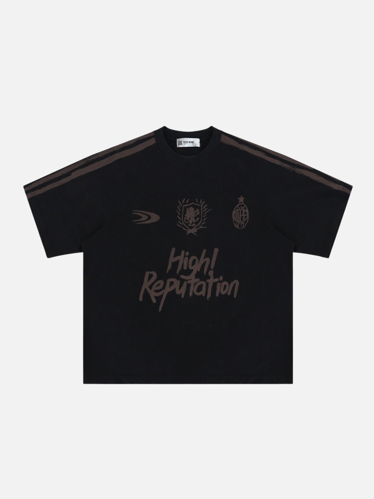 REPUTATION - Oversized Graphic T-Shirt Black | Teenwear.eu