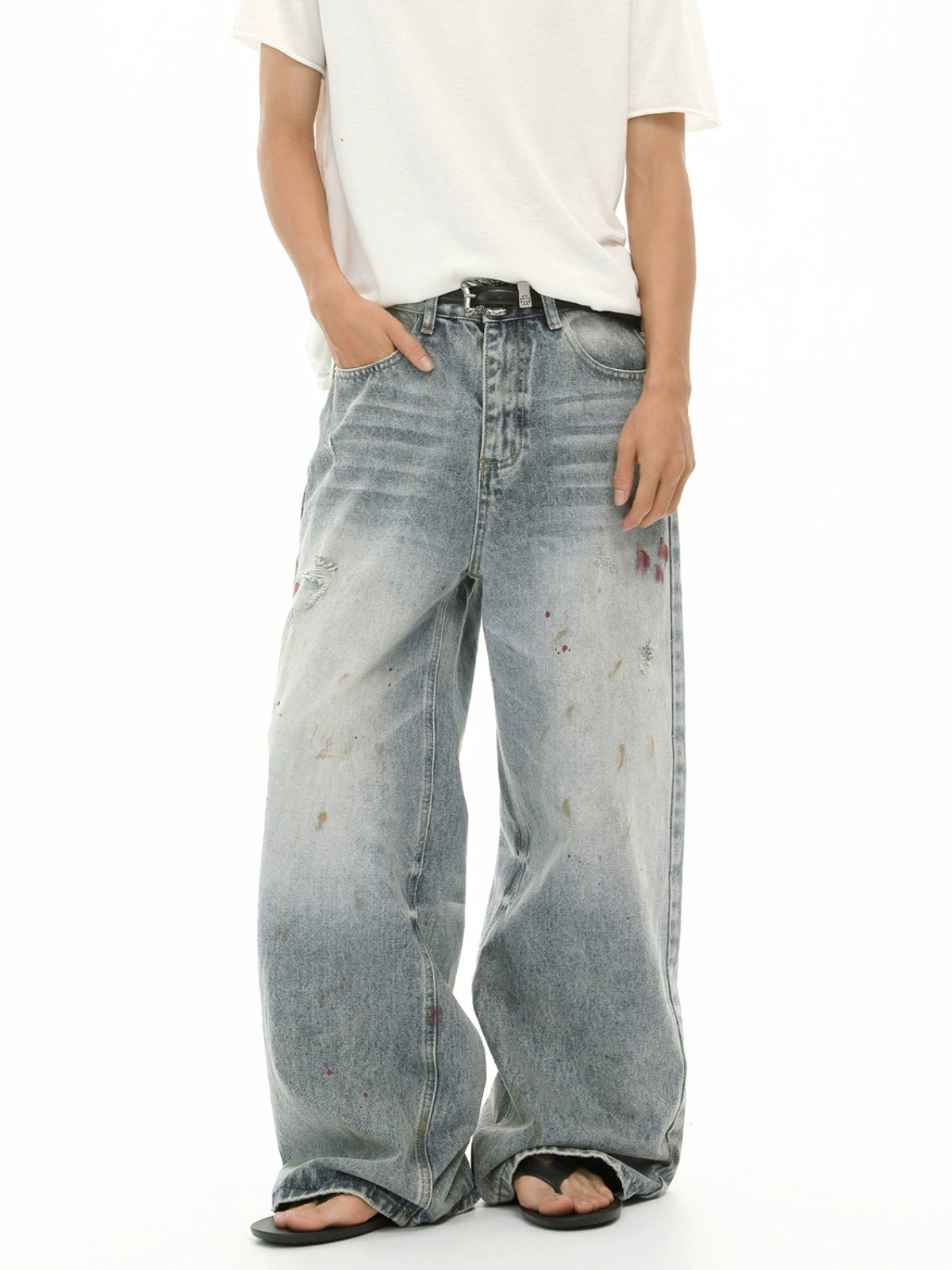 PAINTIES - Baggy Basic Jeans
