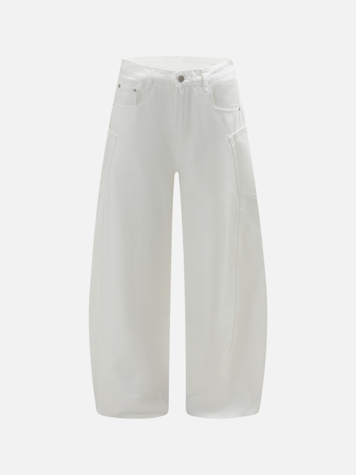 PERFECTS - Baggy Basic Unisex Jeans White | TEENWEAR.EU