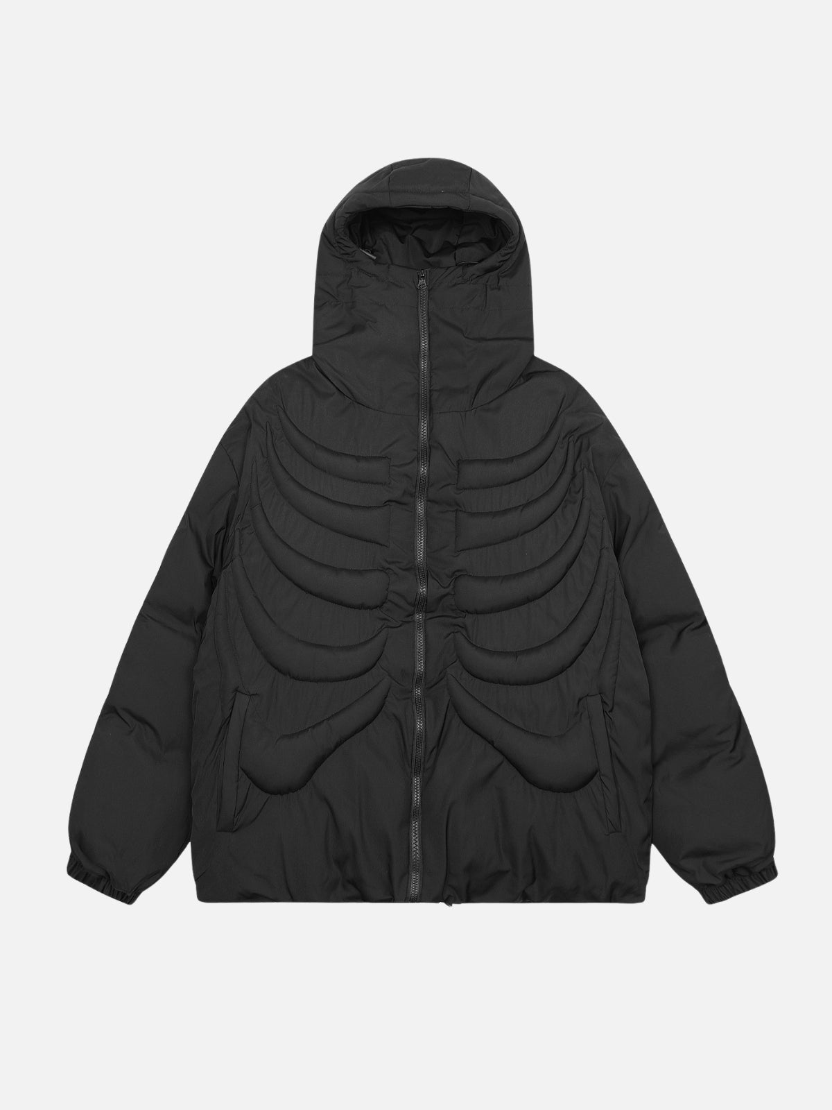 RIBES - Puffer 3D Design Jacket Black | Teenwear.eu