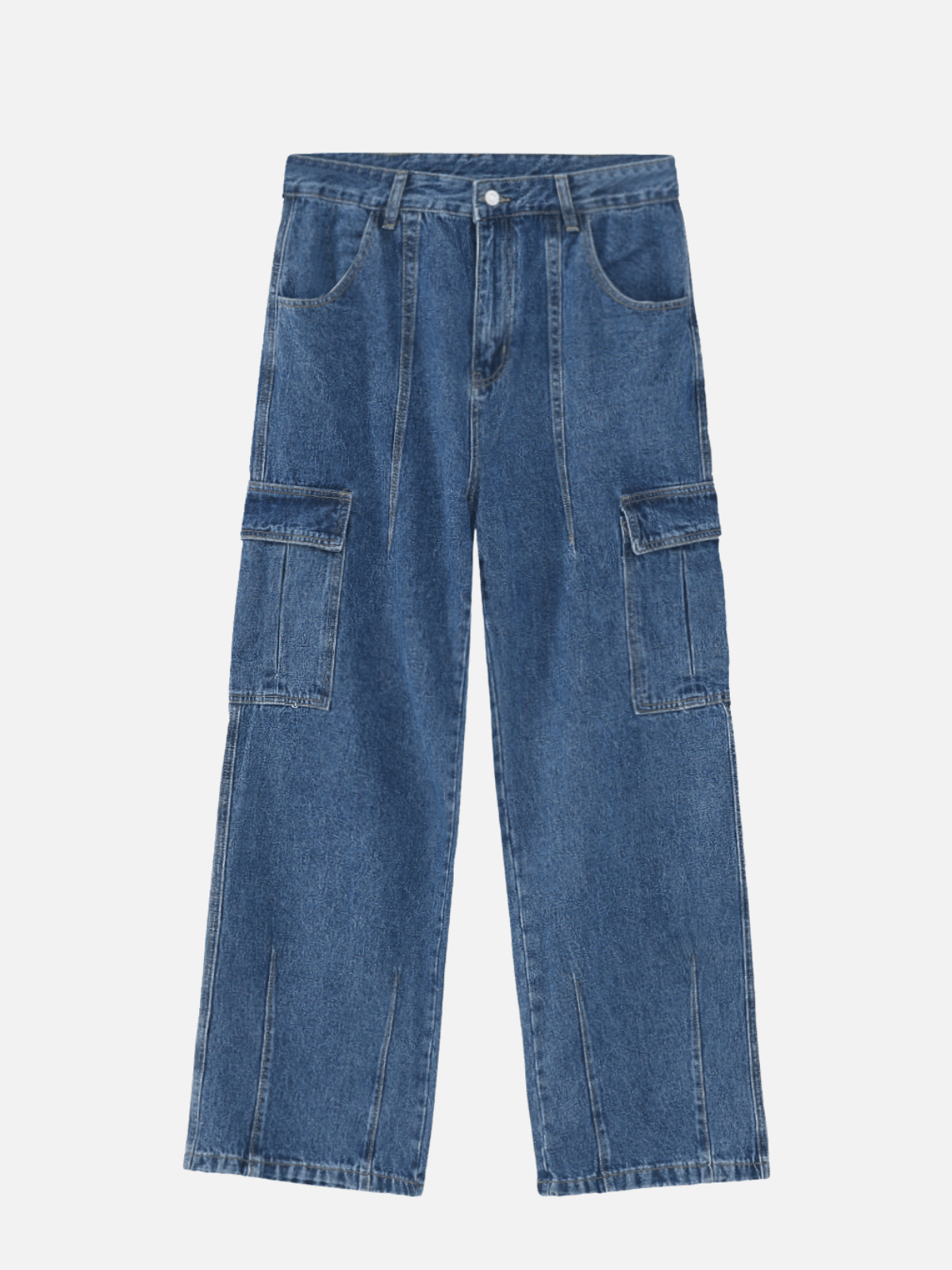 DARKET - Loose Cargo Basic Jeans Blue | Teenwear.eu