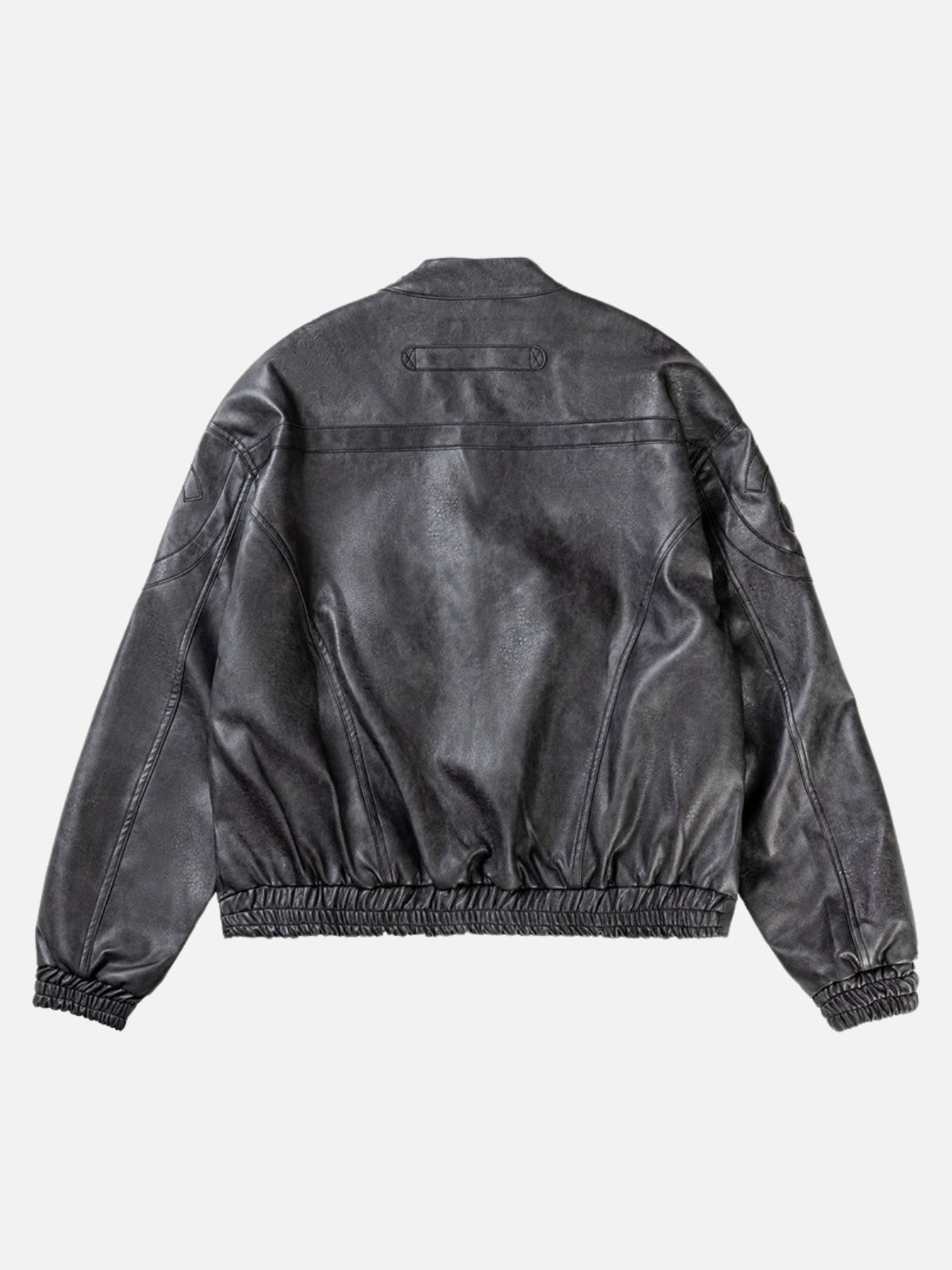 OSWALD - Leather Oversized Basic Jacket | TEENWEAR.EU