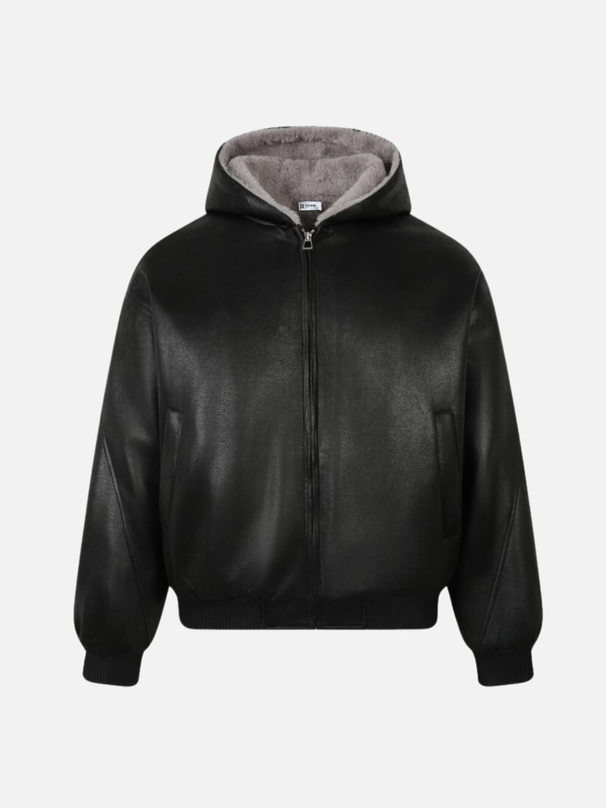 GLAYZE – Faux Leather Oversized Jacket Black | Teenwear.eu