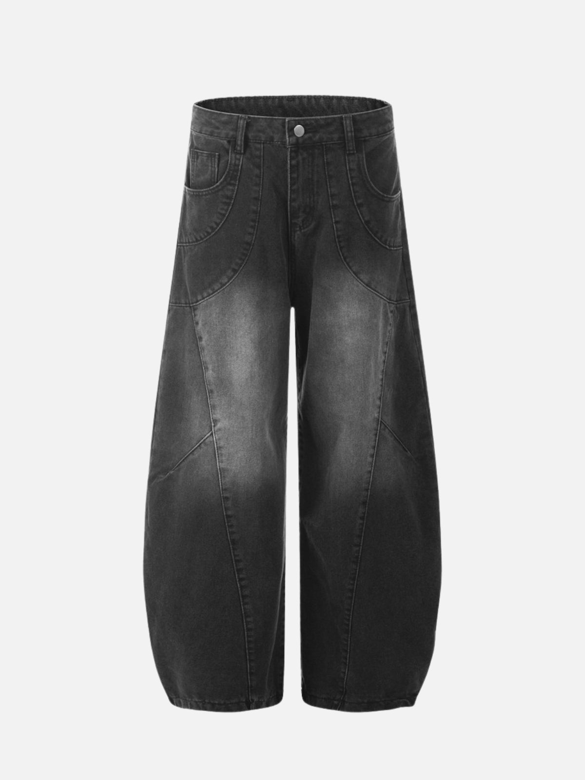 BASICAS - Baggy Basic Jeans Black | Teenwear.eu