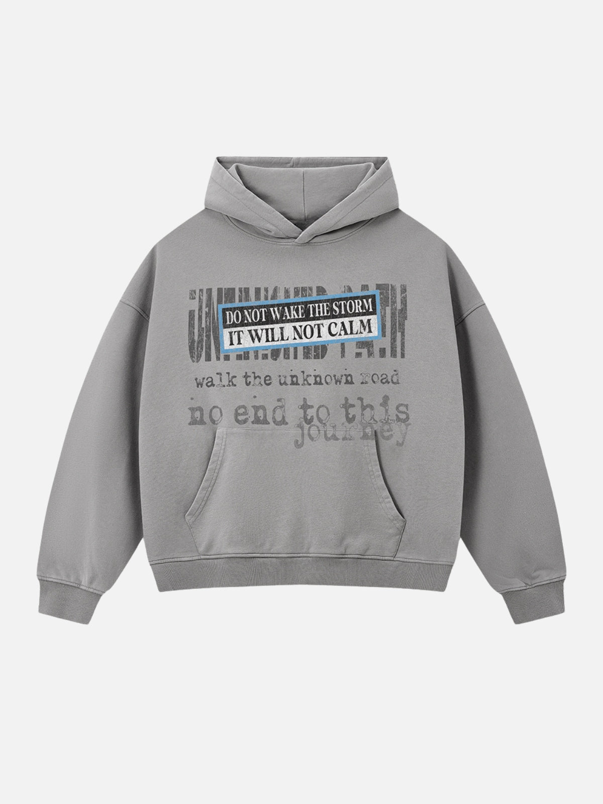 CALMY - Oversized Graphic Hoodie
