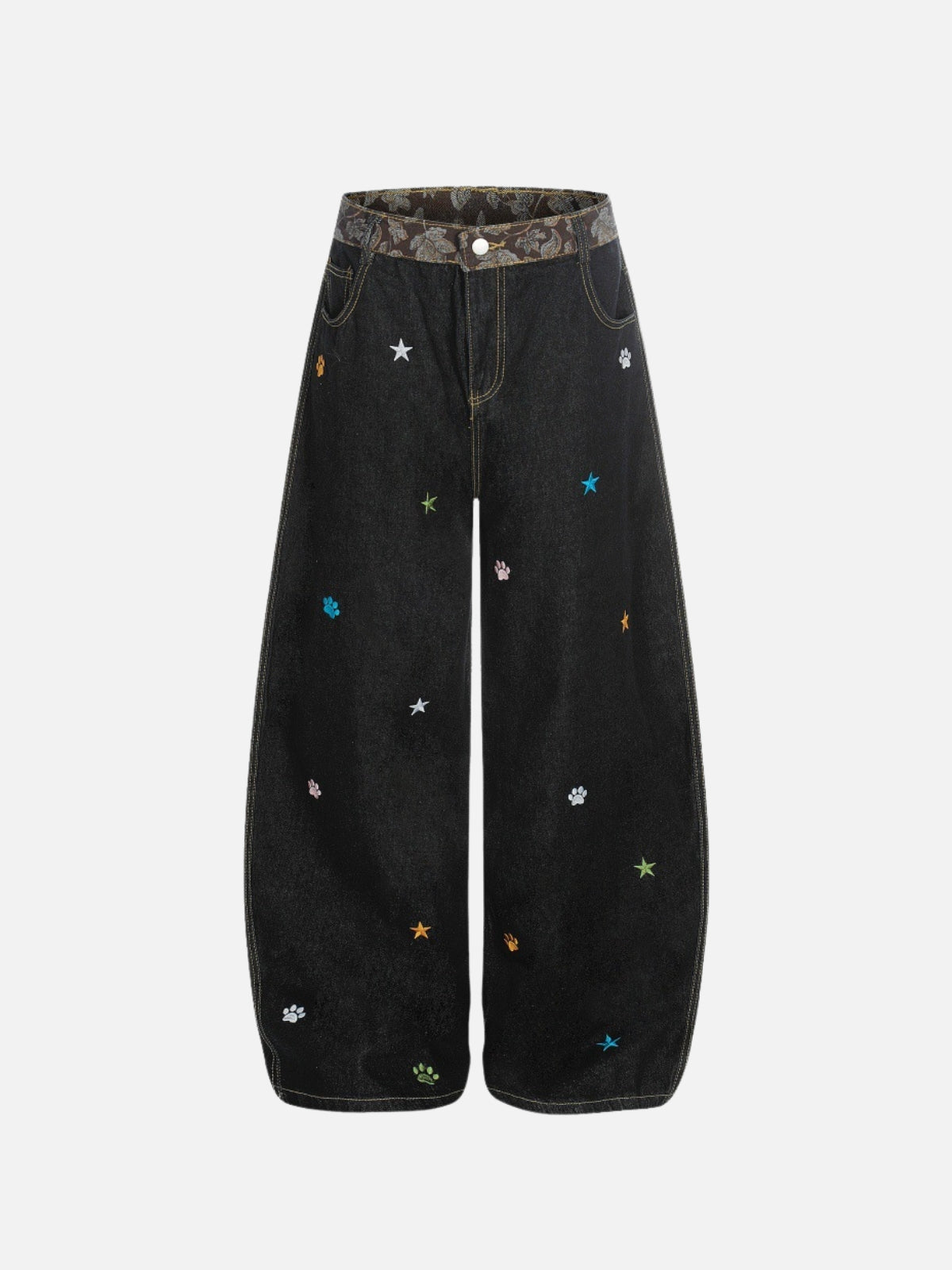 MORPHO - Baggy Graphic Jeans