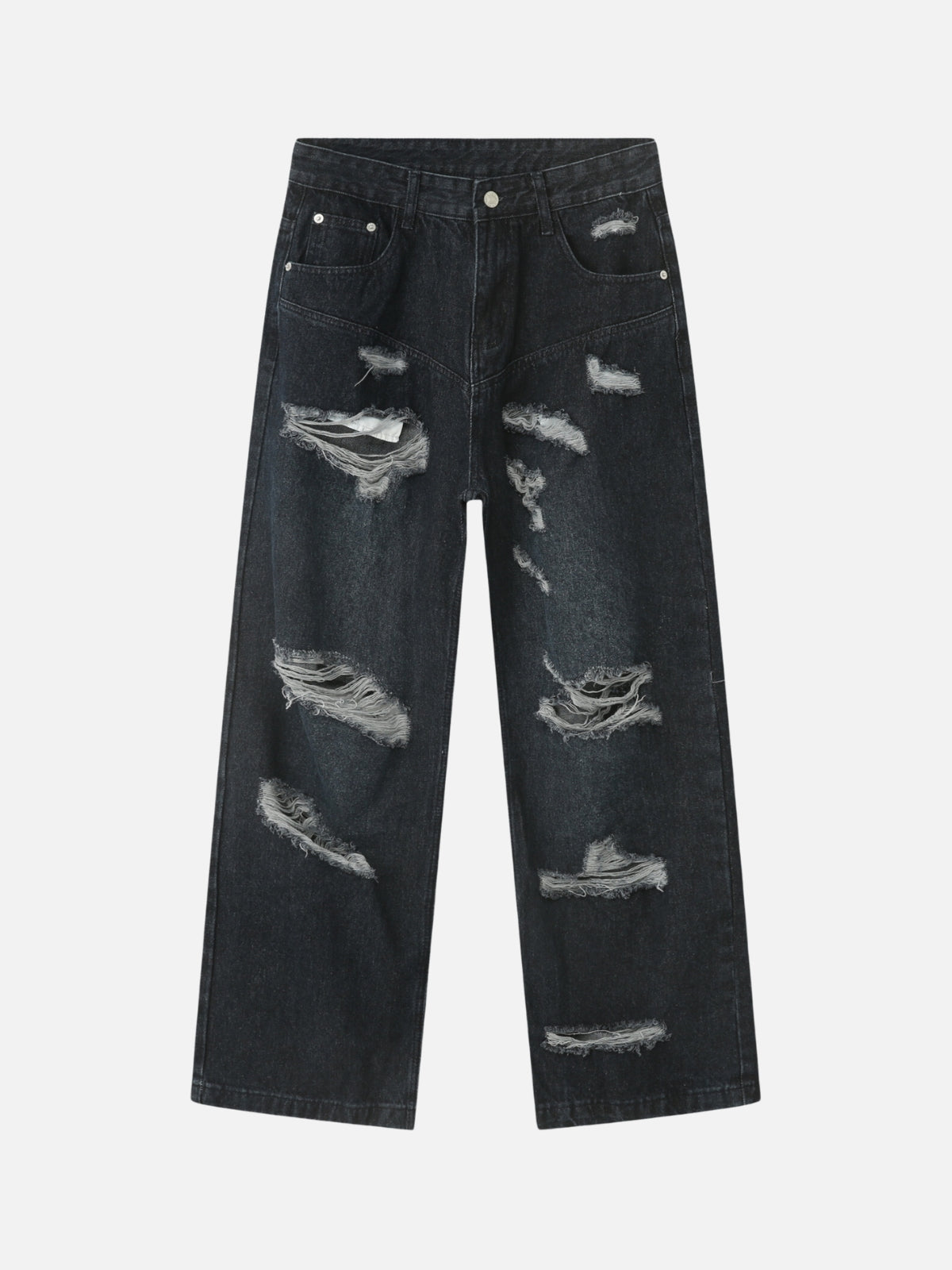 LINE - Baggy Ripped Jeans Blue | TEENWEAR.EU