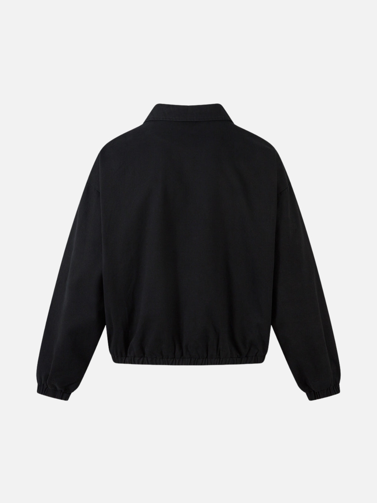 BLUZO – Oversized Graphic Polo Jacket