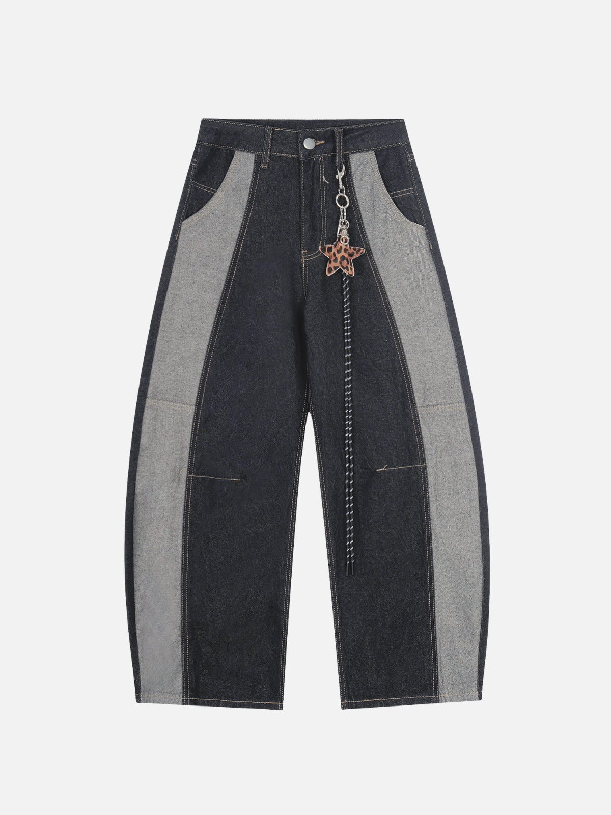 SUNDRY - Baggy Print Jeans