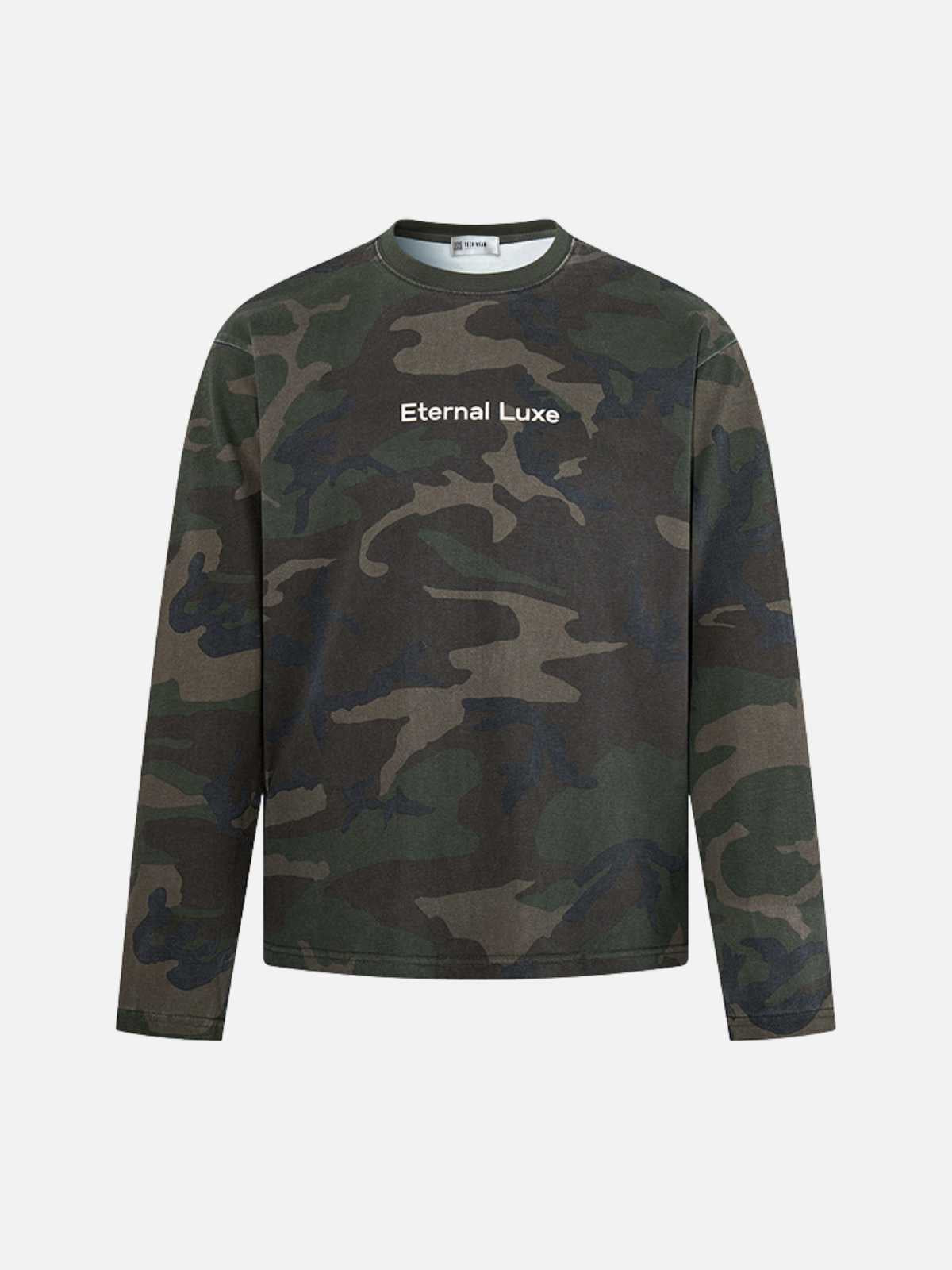 ETERNAL - Printed Camo Long Sleeve Camo | Teenwear.eu