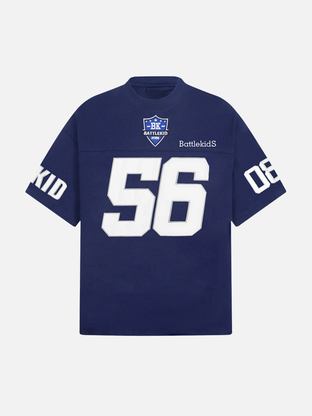 BATTLEKID - Oversized Graphic Jersey Blue | Teenwear.eu