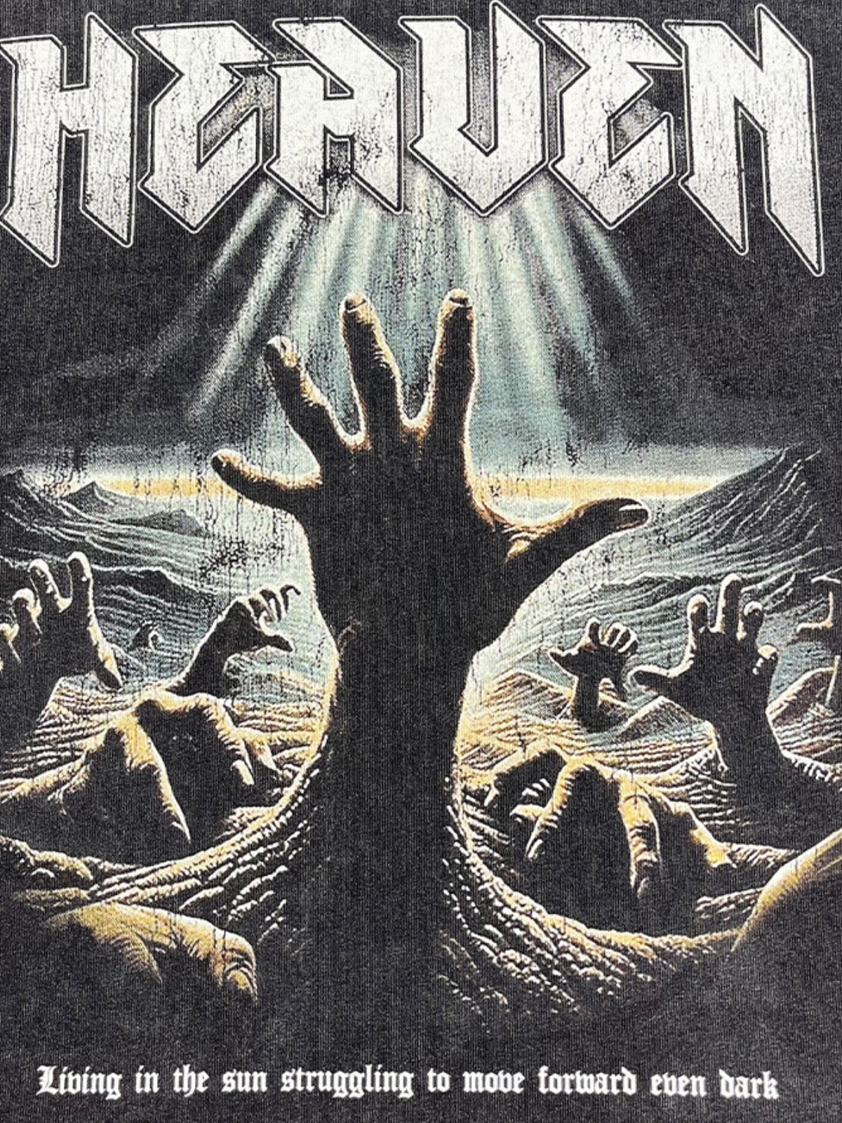 HEAVEN - Oversized Print Long Sleeved T-Shirt | TEENWEAR.EU