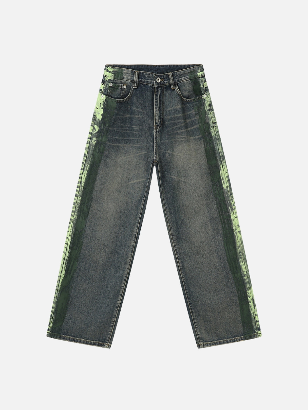 ZOMBIE - Baggy Graphic Jeans Blue | TEENWEAR.EU