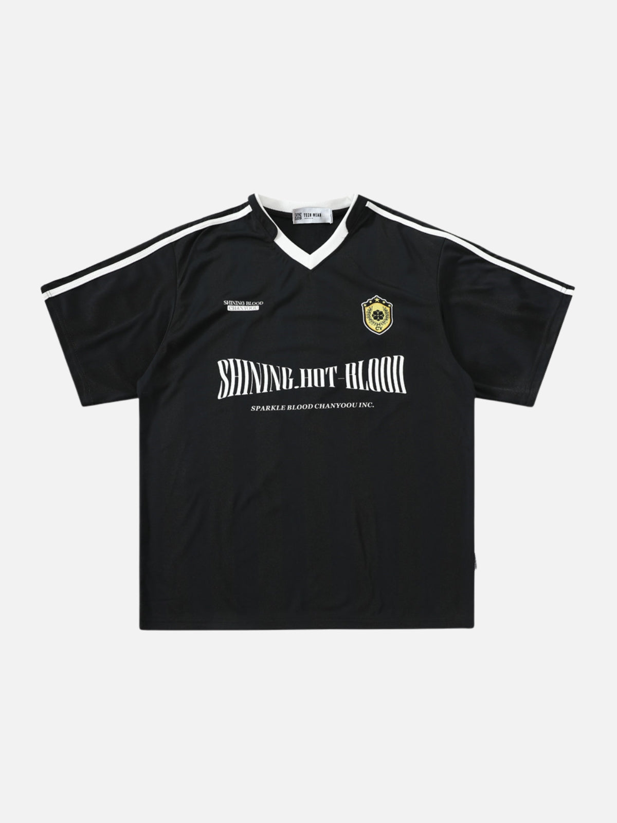 BLOOD - Oversized Graphic Jersey Black | Teenwear.eu