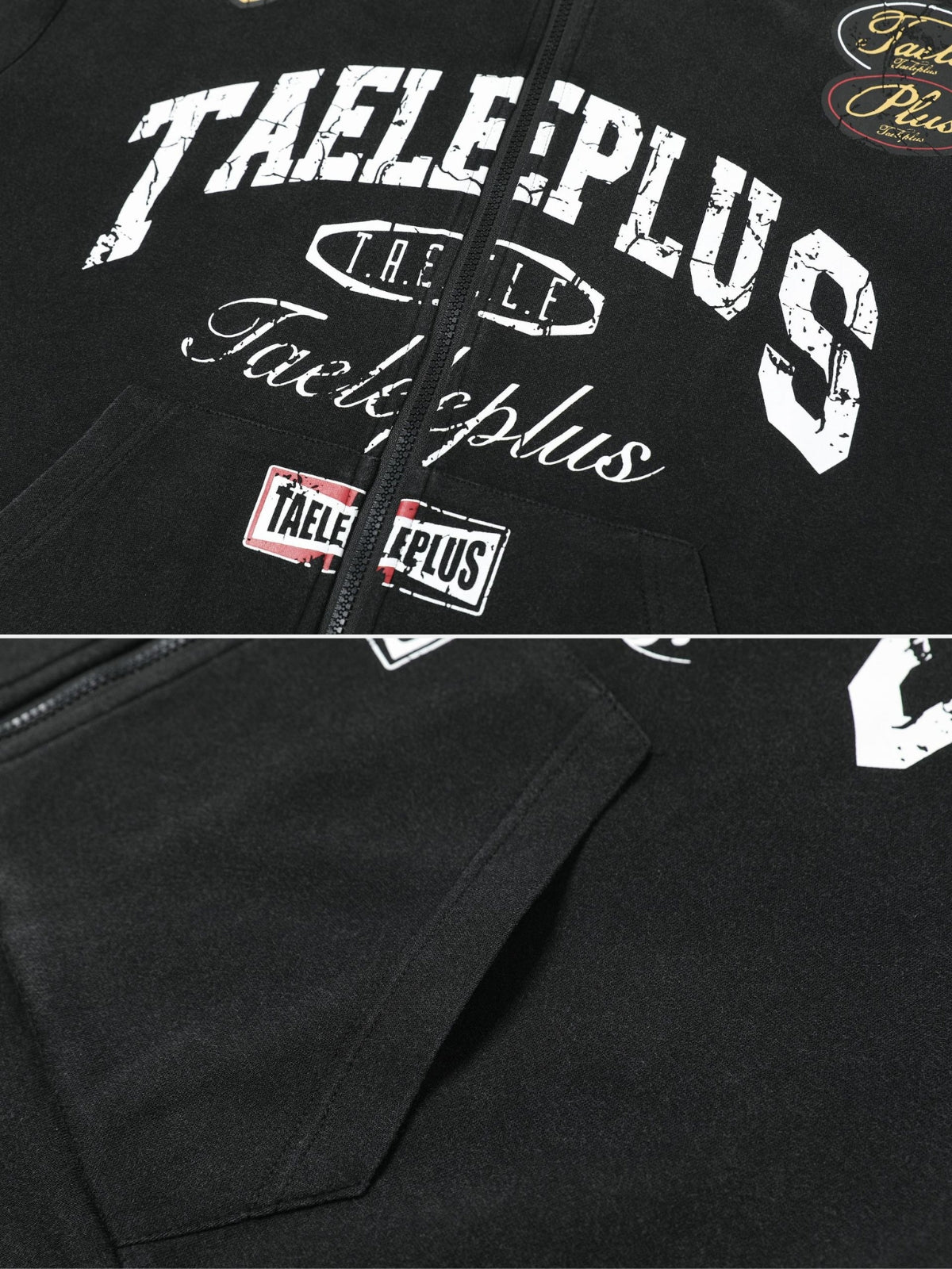 SCHOOLESS - Oversized Graphic Zip Up Hoodie | TEENWEAR.EU