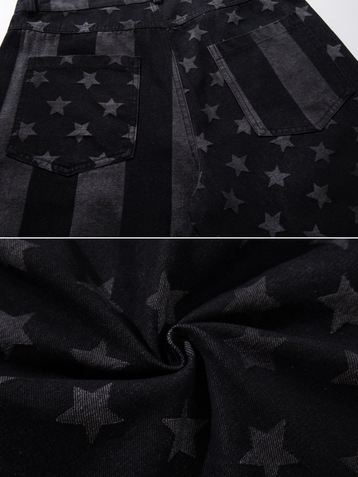 AMERICANO - Baggy Graphic Jeans
