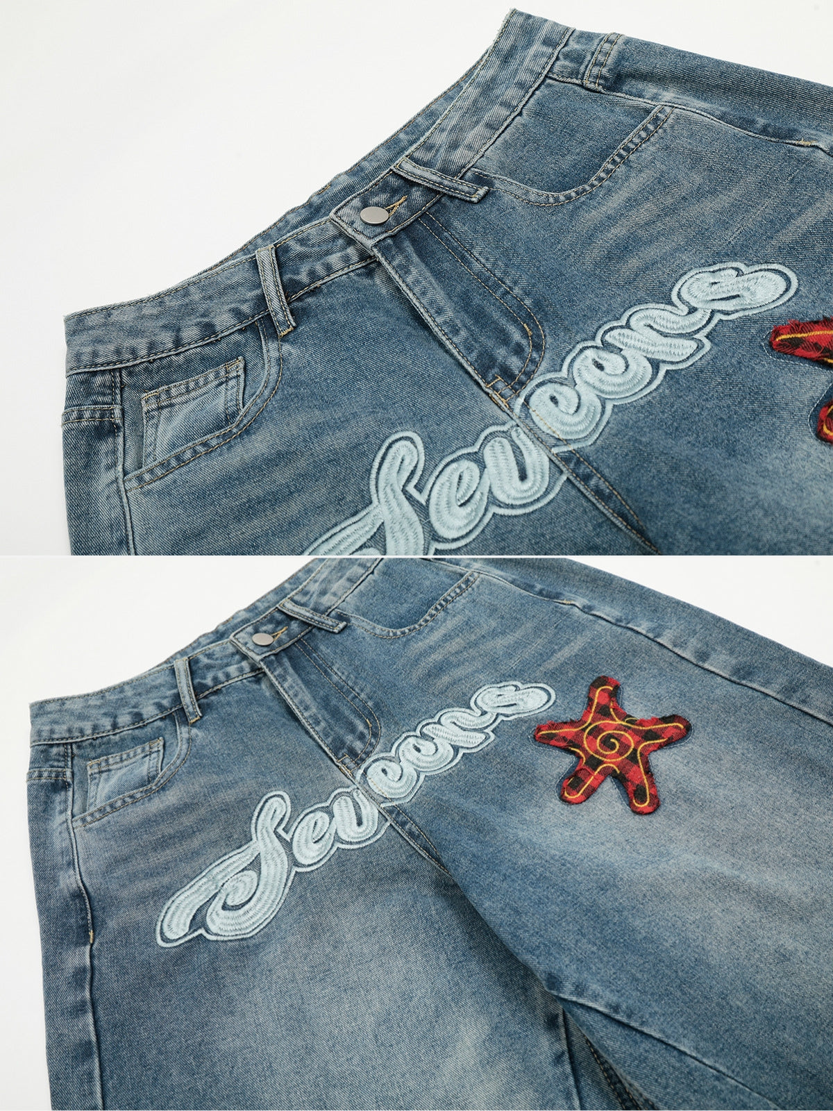 SEVEENS - Baggy Graphic Jeans | TEENWEAR.EU
