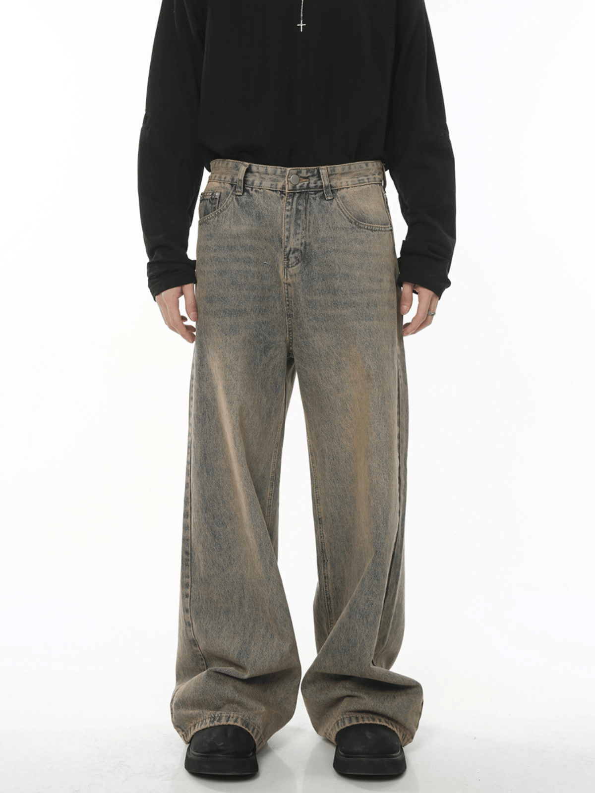 LUXE - Loose Washed Basic Jeans | Teenwear.eu
