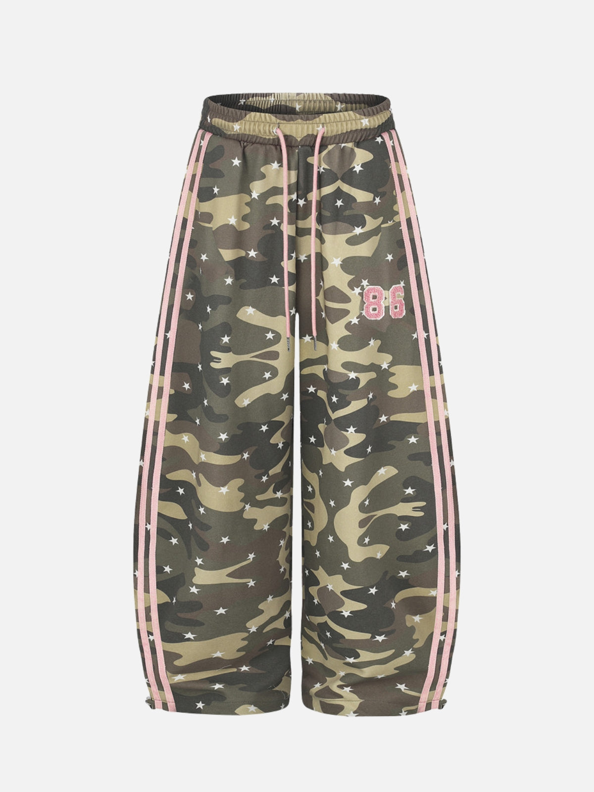 CAMISS - Baggy Graphic Embroidered Sweatpants