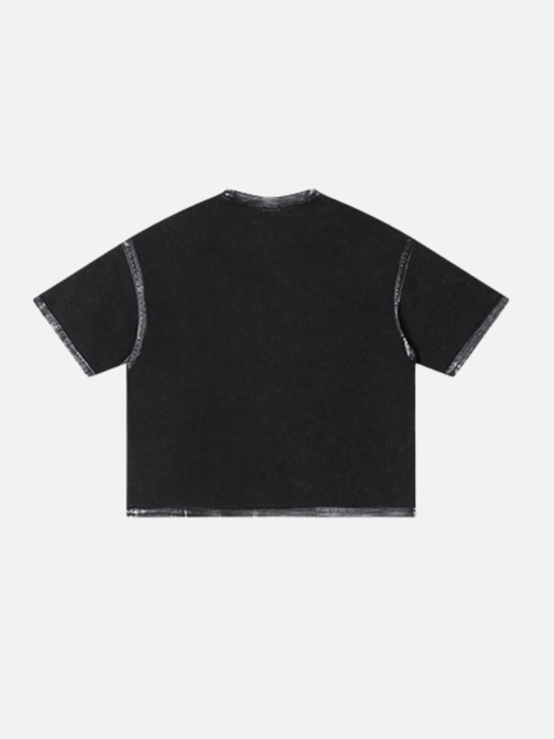 VERTEBRAX - Boxy Fit Print T-shirt Black | Teenwear.eu