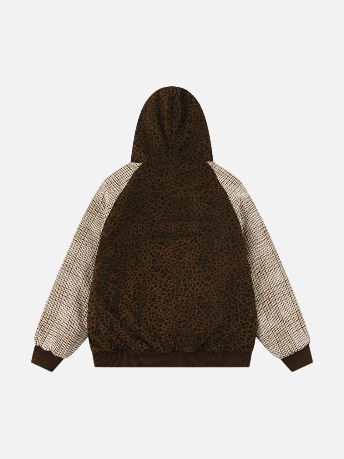 LEOPHIX – Oversized Print Zip Up Hoodie