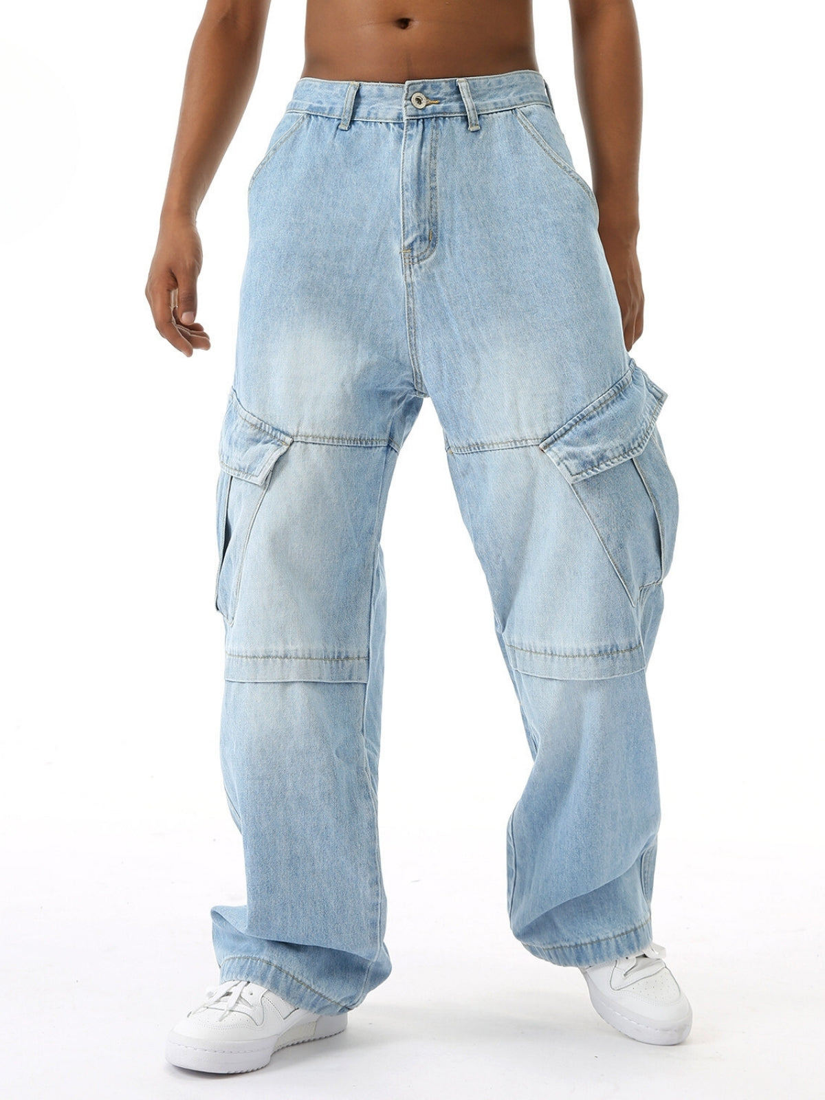 POCKETLESS - Baggy Cargo Jeans | TEENWEAR.EU