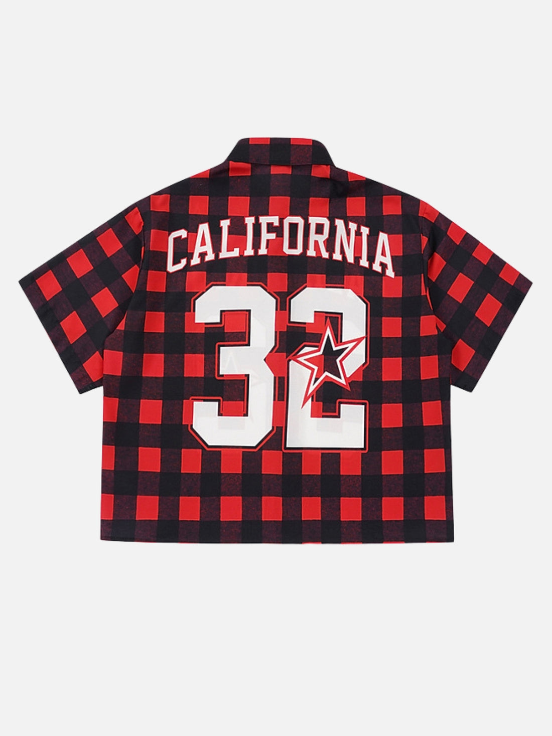 CALIFORNIA - Cropped Graphic Shirt Red | Teenwear.eu