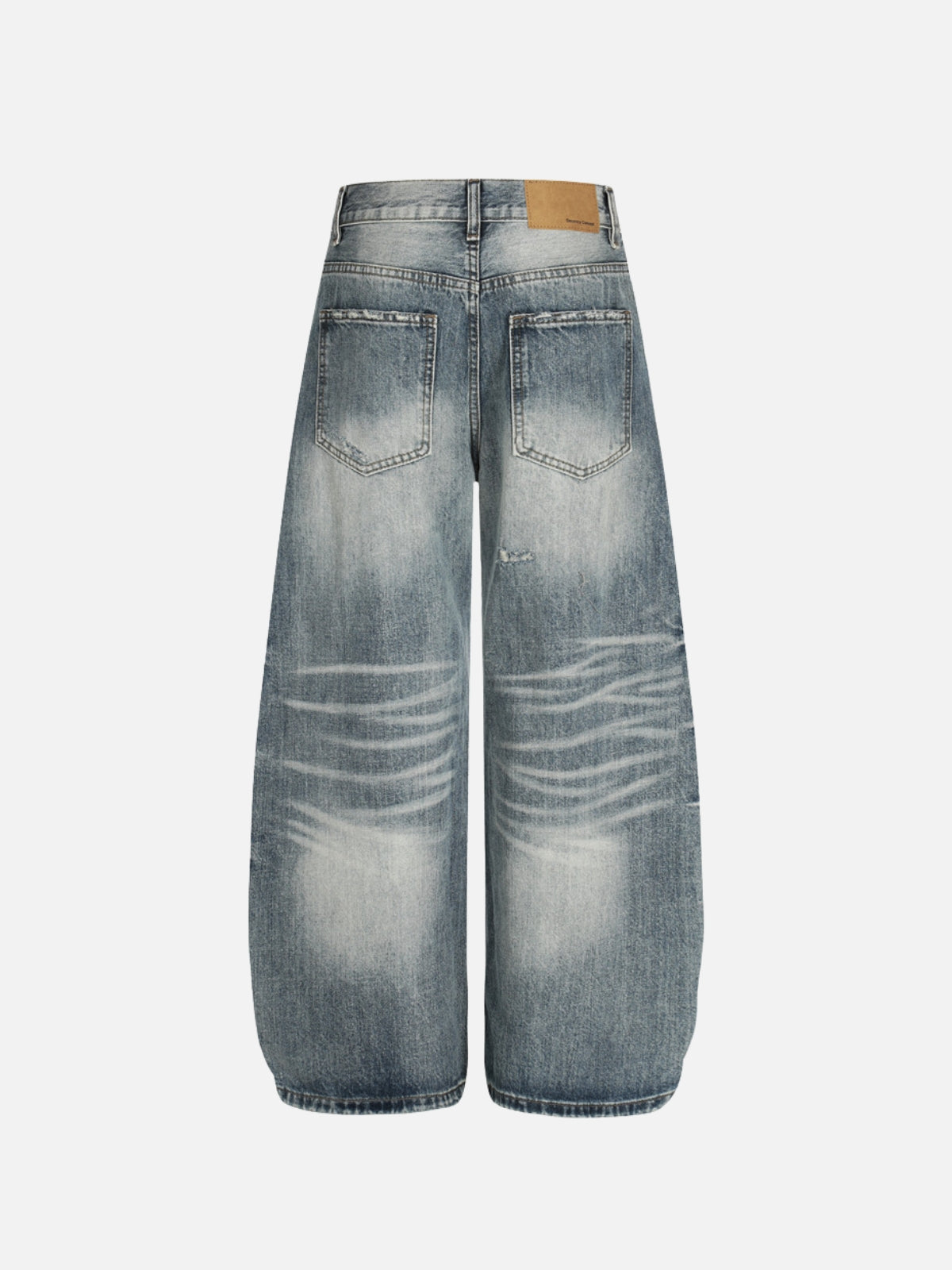 CRASO – Baggy Distressed Basic Jeans