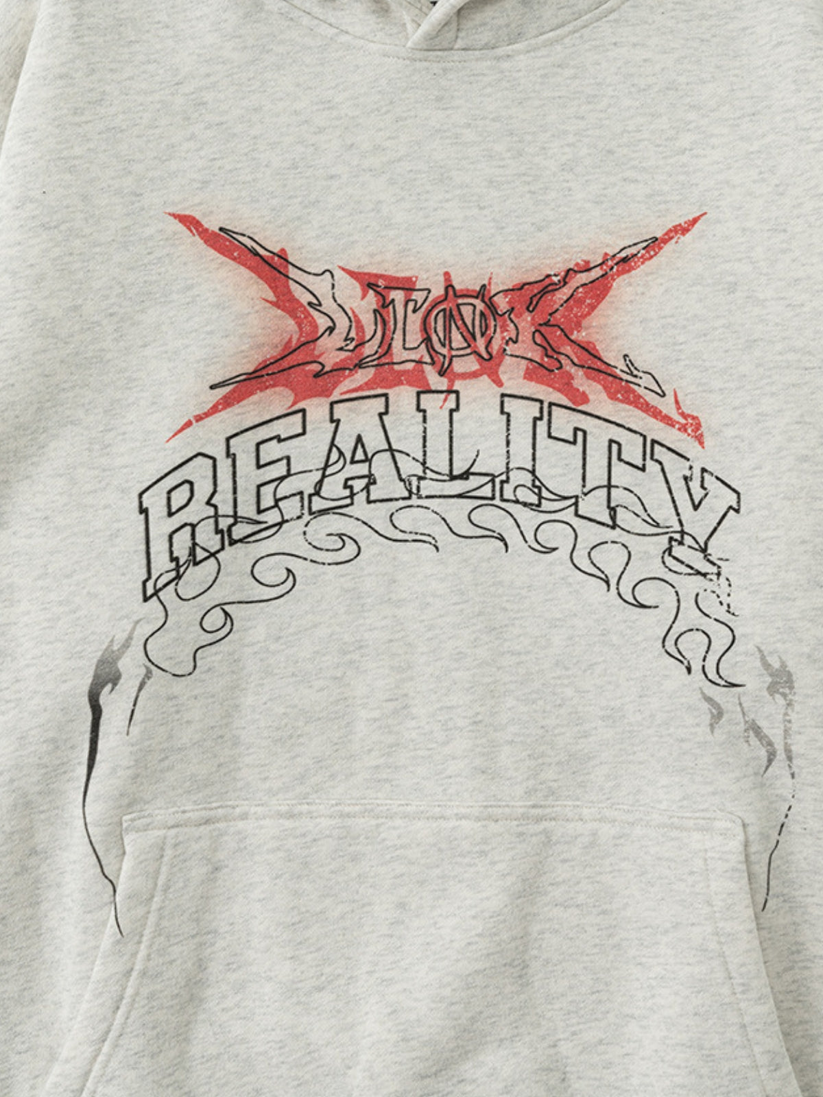 REALITY - Oversized Print Hoodie | TEENWEAR.EU