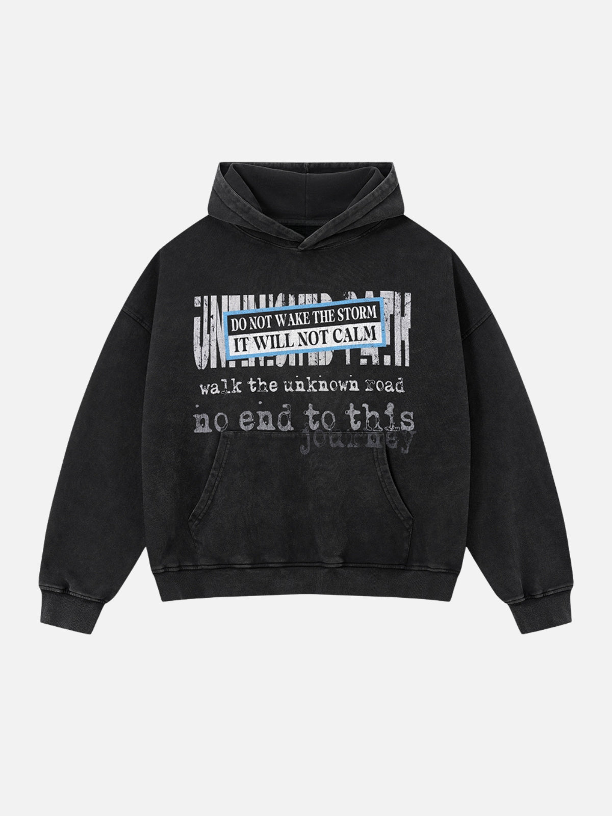 CALMY - Oversized Graphic Hoodie