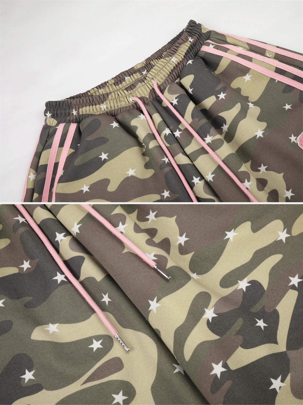 CAMISS - Baggy Graphic Embroidered Sweatpants | Teenwear.eu