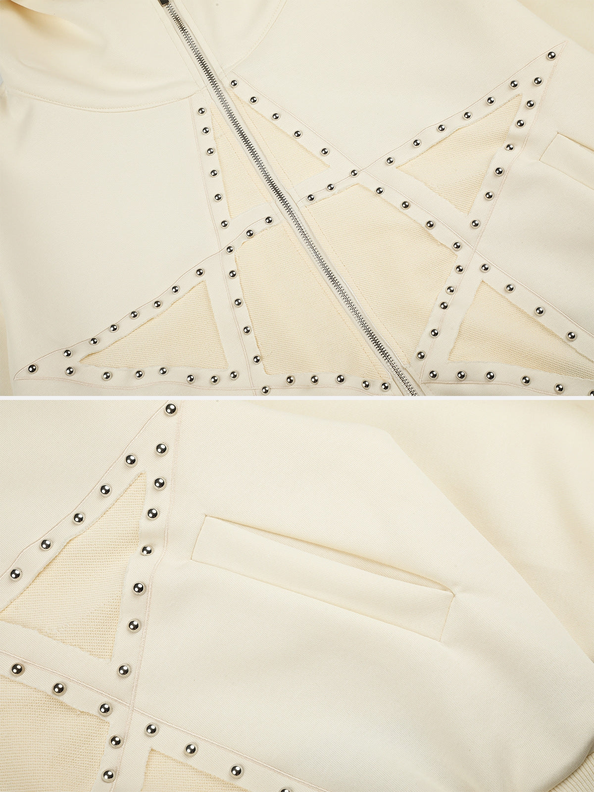 STARAM - Oversized Graphic Zip Up Hoodie