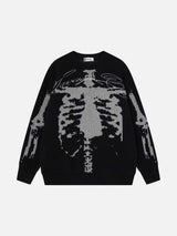 SKELITON - Oversized Graphic Sweater