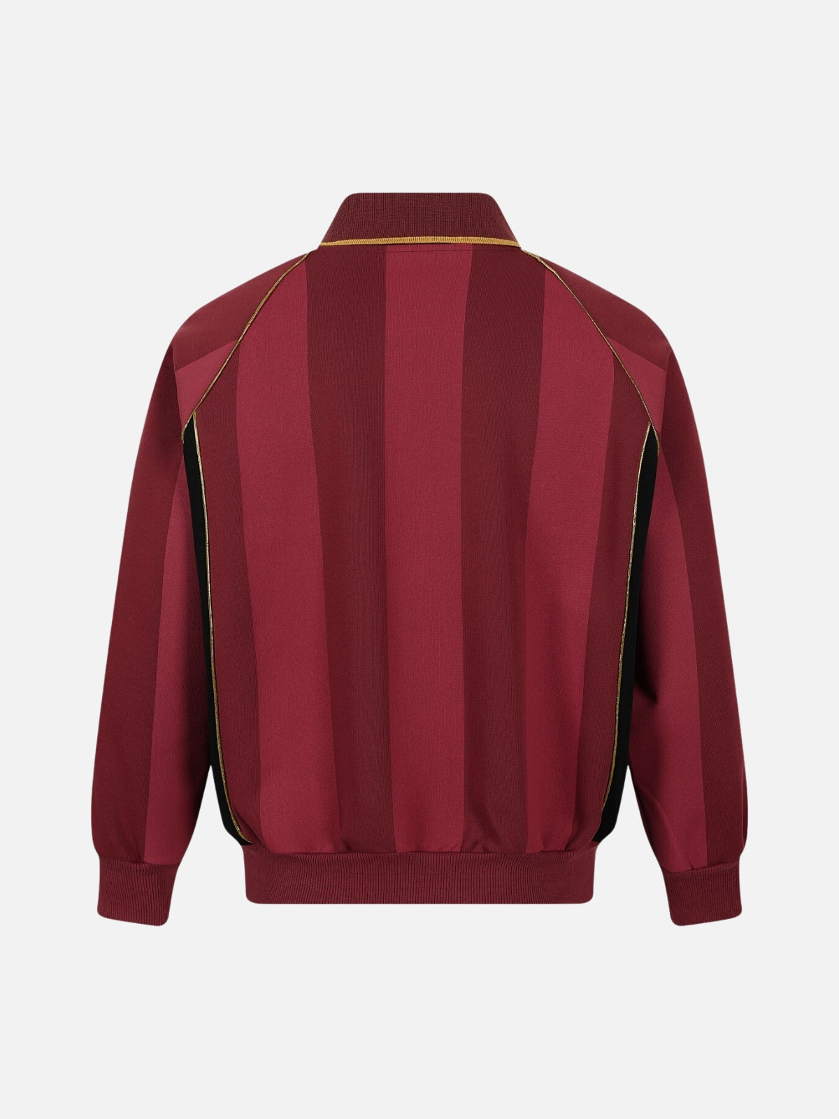 STRIPES - Oversized Striped Graphic Long Sleeve Polo | Teenwear.eu