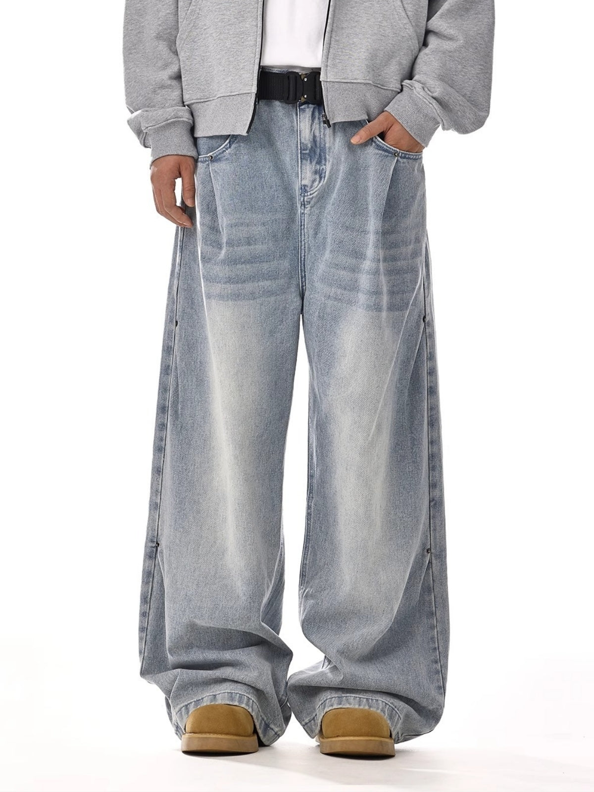 JOURNEY - Baggy Basic Jeans