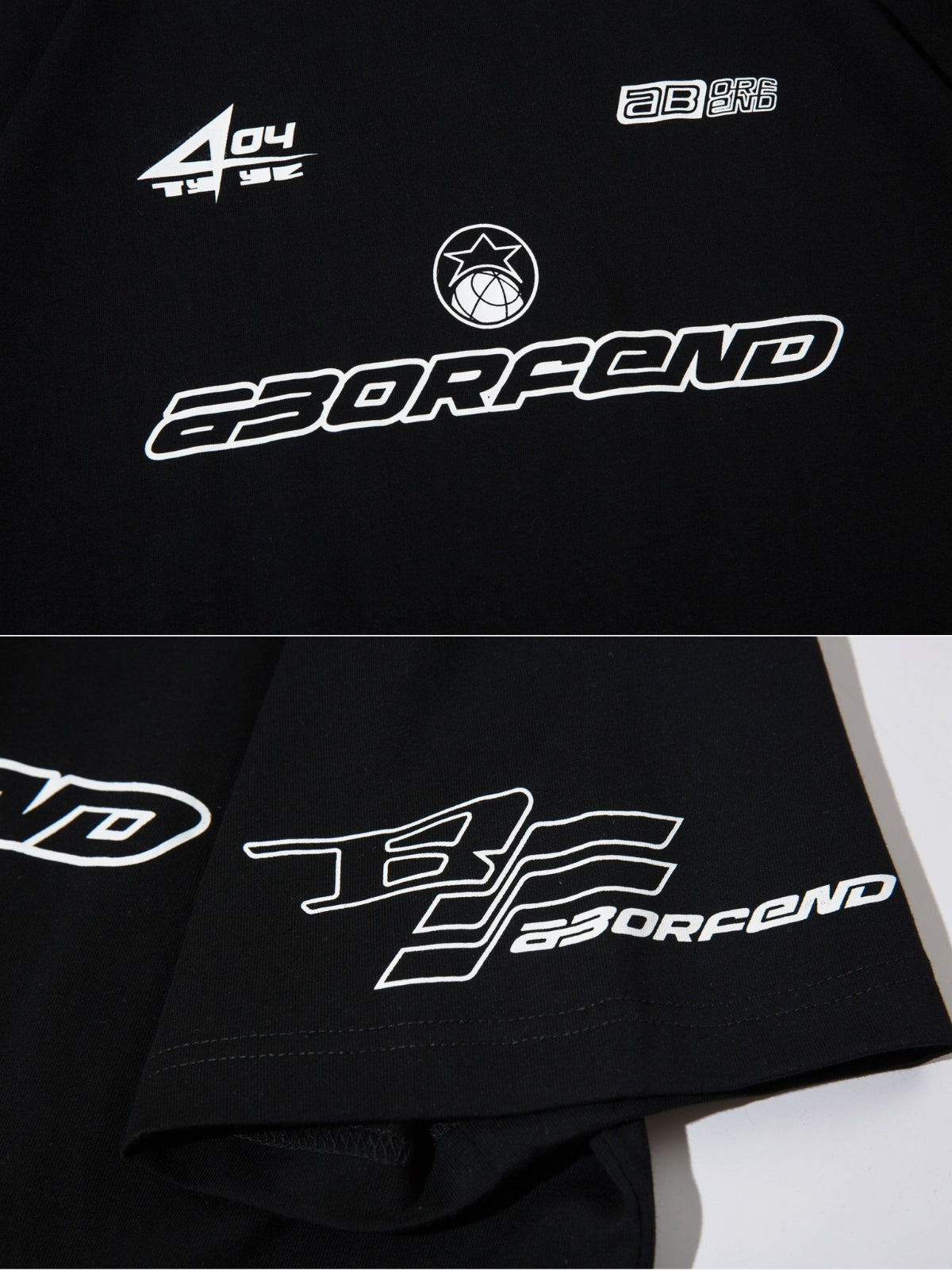 BORFEND - Oversized Print Racing T-Shirt | Teenwear.eu