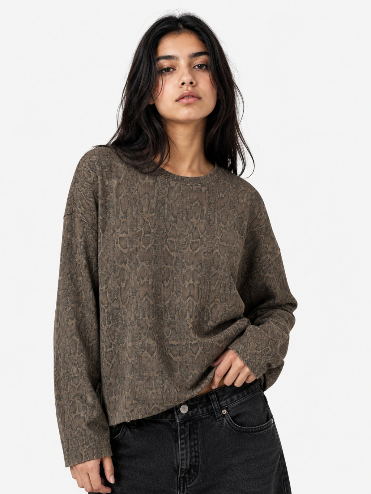 LEOPARDI - Long Sleeve Basic T-Shirt | Teenwear.eu
