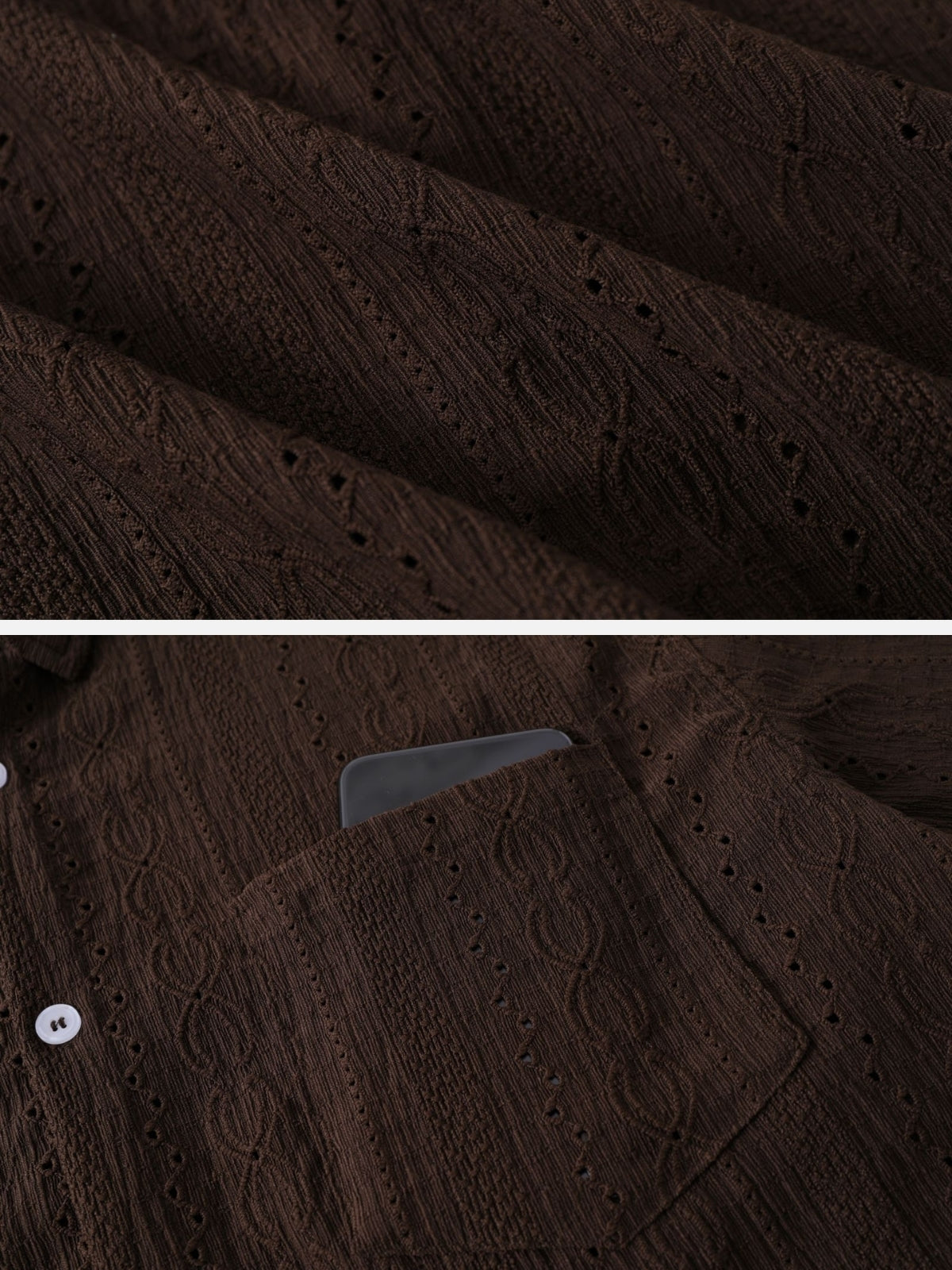 NACED - Relaxed Textured Short Sleeve Shirt | TEENWEAR.EU