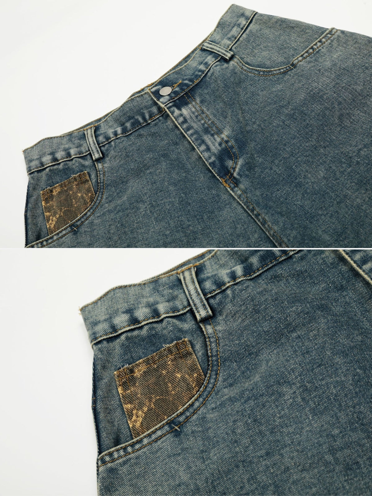 LEO DOWN - Baggy Embroidered Jeans | Teenwear.eu