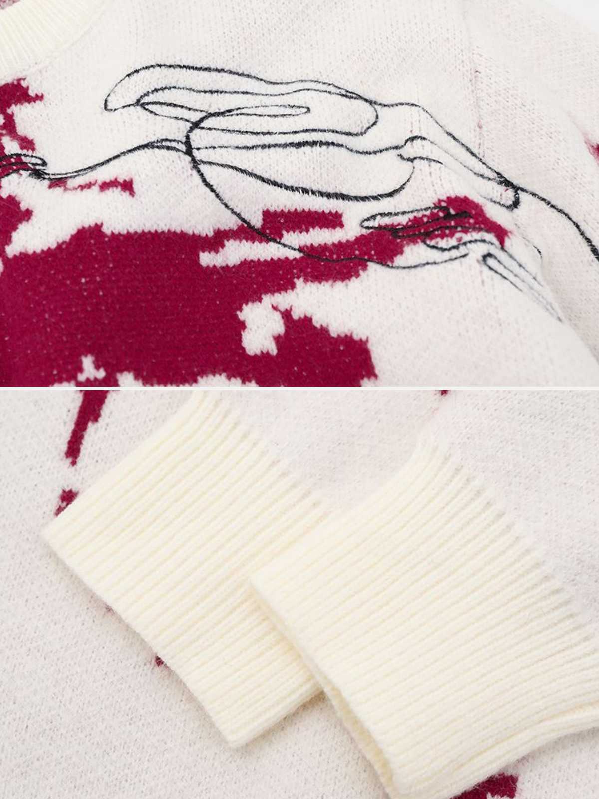 SKELITON - Oversized Graphic Sweater | Teenwear.eu