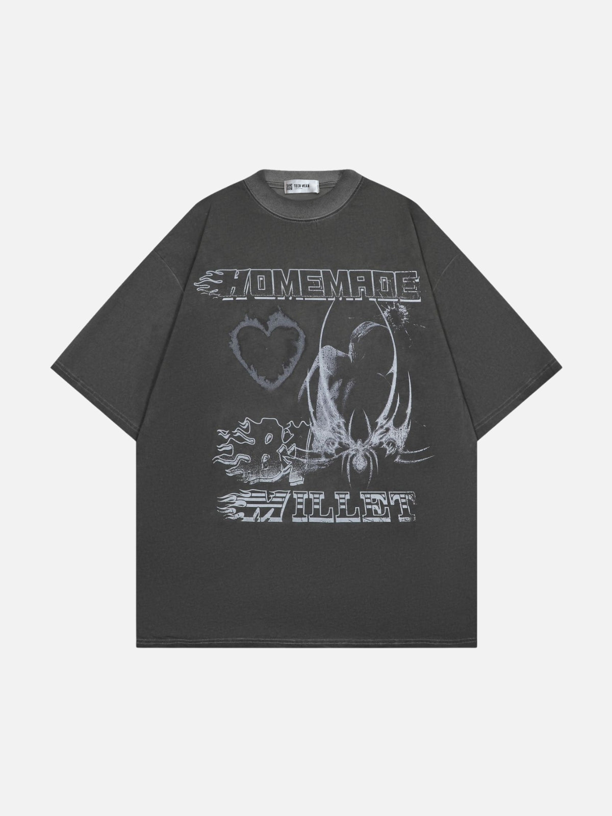 MILLET - Oversized Print T-Shirt Grey | TEENWEAR.EU