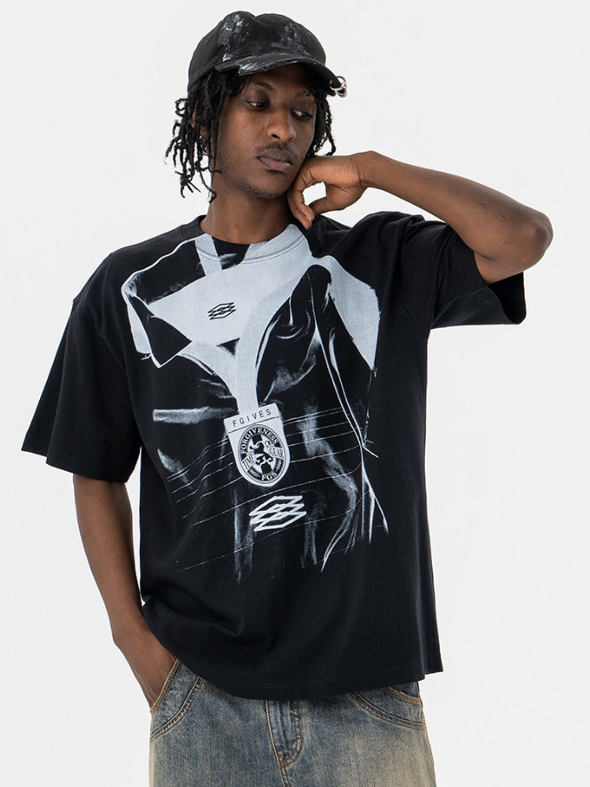 FGIVES - Oversized Print T-Shirt | TEENWEAR.EU