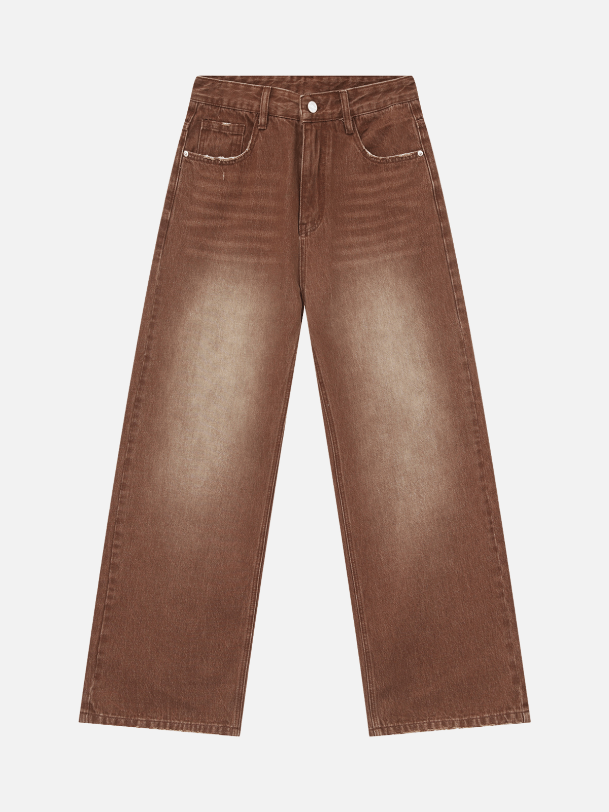 BROWNIES - Loose Basic Jeans Brown | TEENWEAR.EU