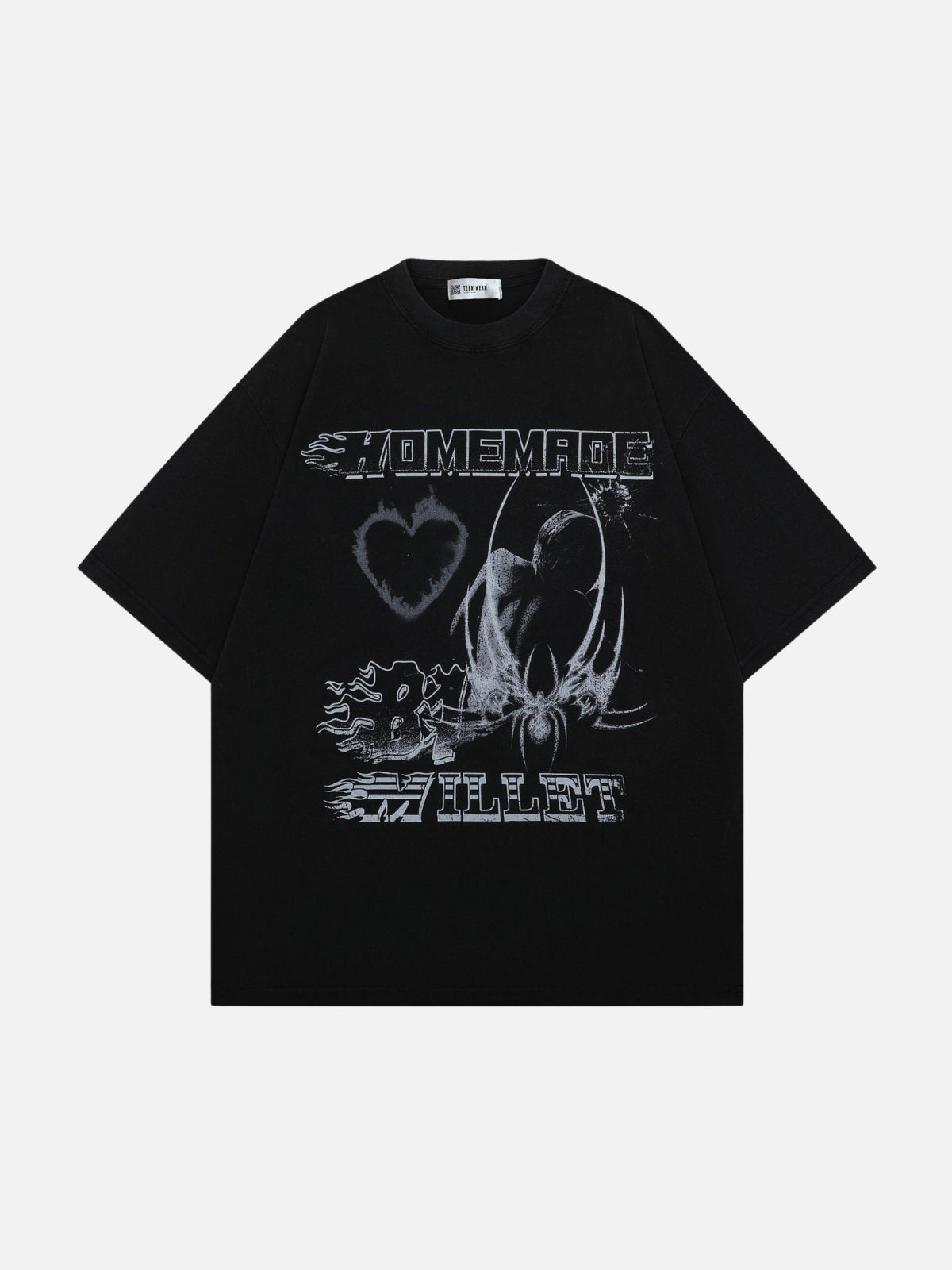MILLET - Oversized Print T-Shirt Black | TEENWEAR.EU
