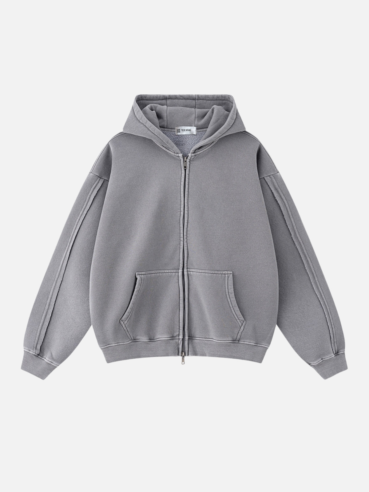 VICOS - Oversized Basic Premium Zip Up Hoodie